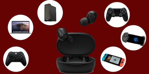 Gaming earbuds are compatible with multiple platforms