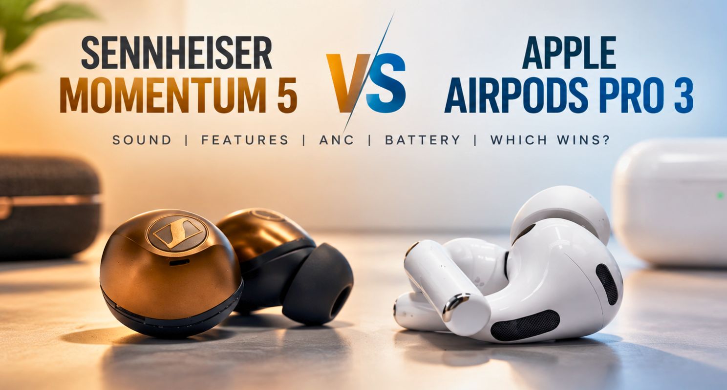 Sennheiser Momentum 5 vs Apple AirPods Pro 3